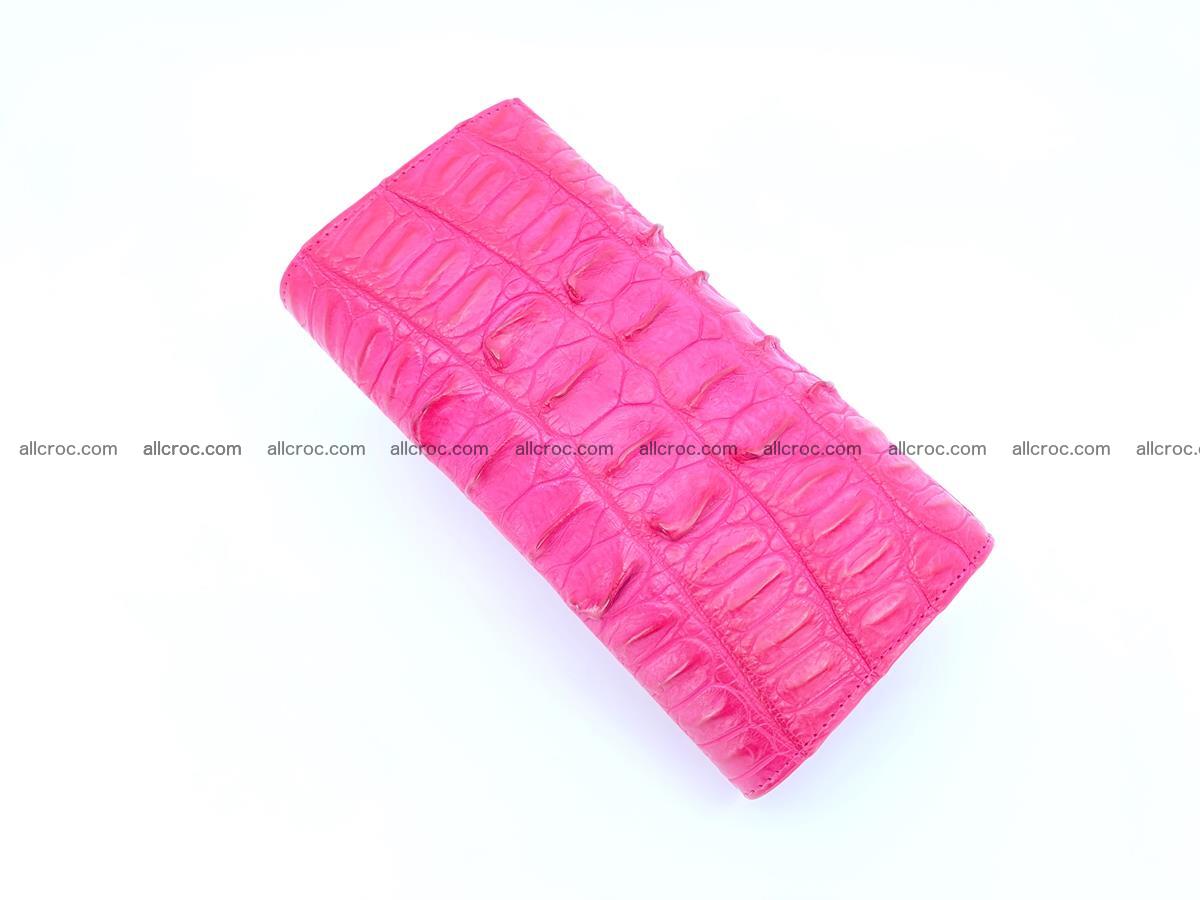 Crocodile skin long womens wallet 1017 Foto 4