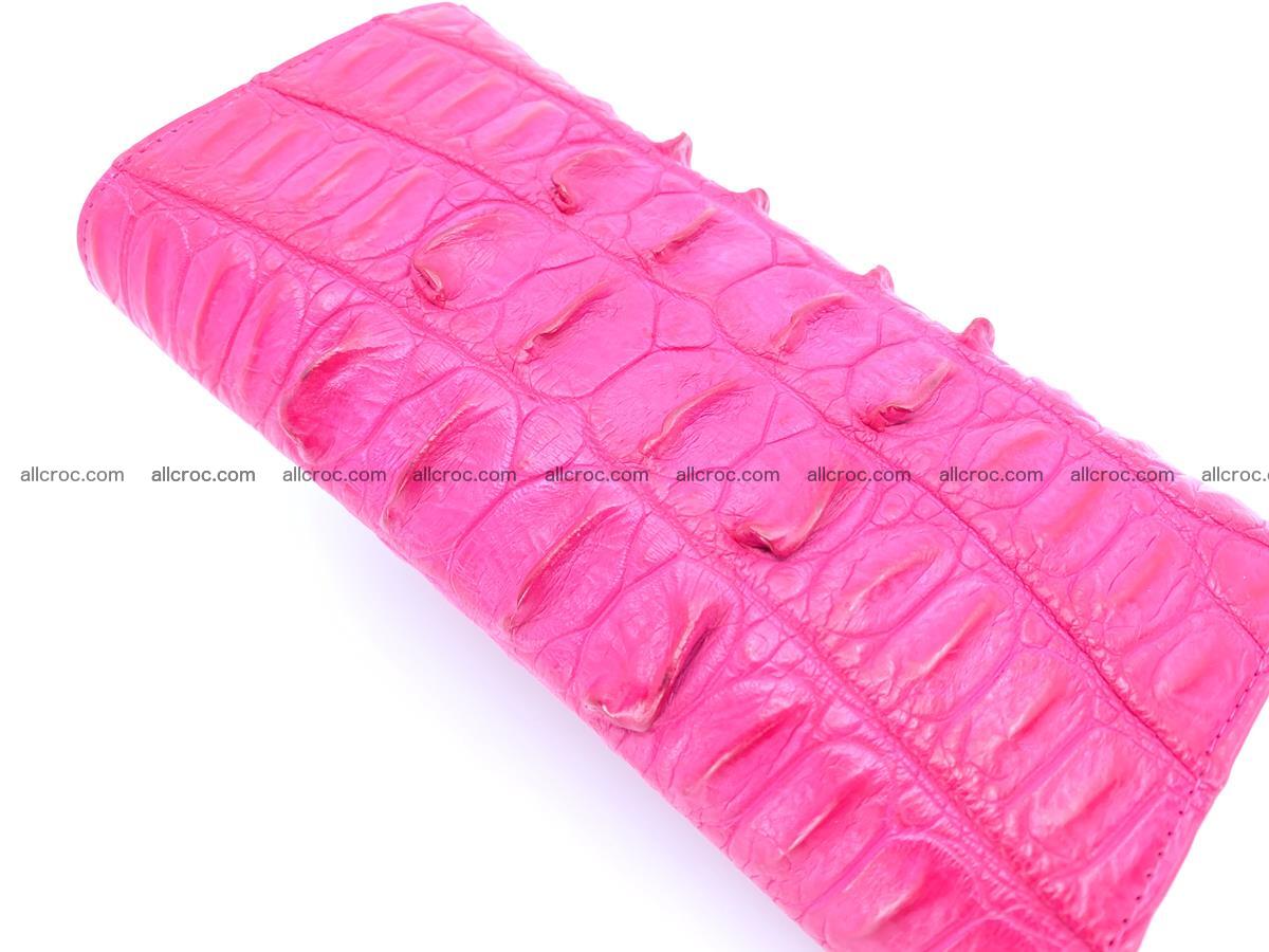 Crocodile skin long womens wallet 1017 Foto 5