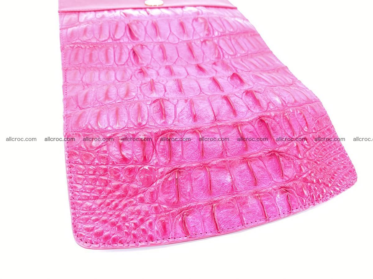 Crocodile skin long womens wallet 1017 Foto 7