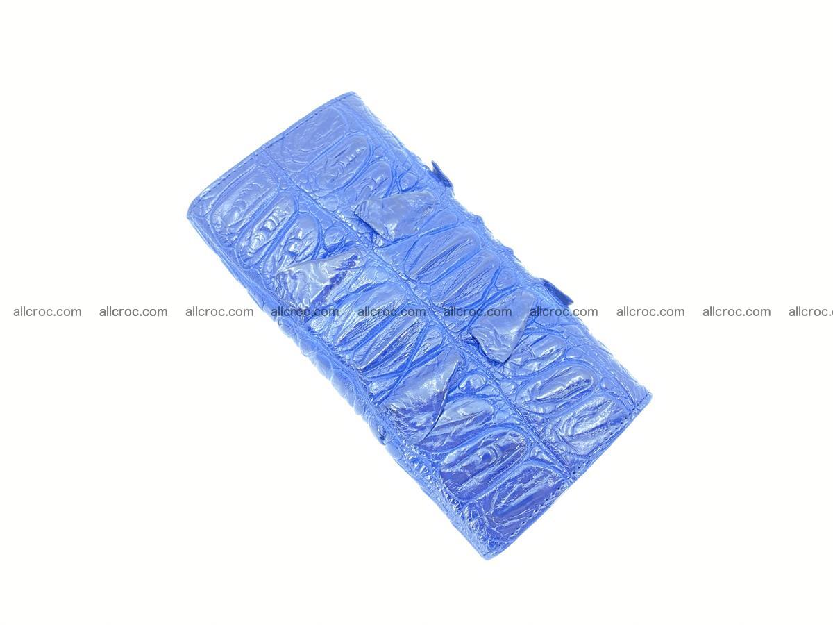 Crocodile skin long womens wallet 1016 Foto 4