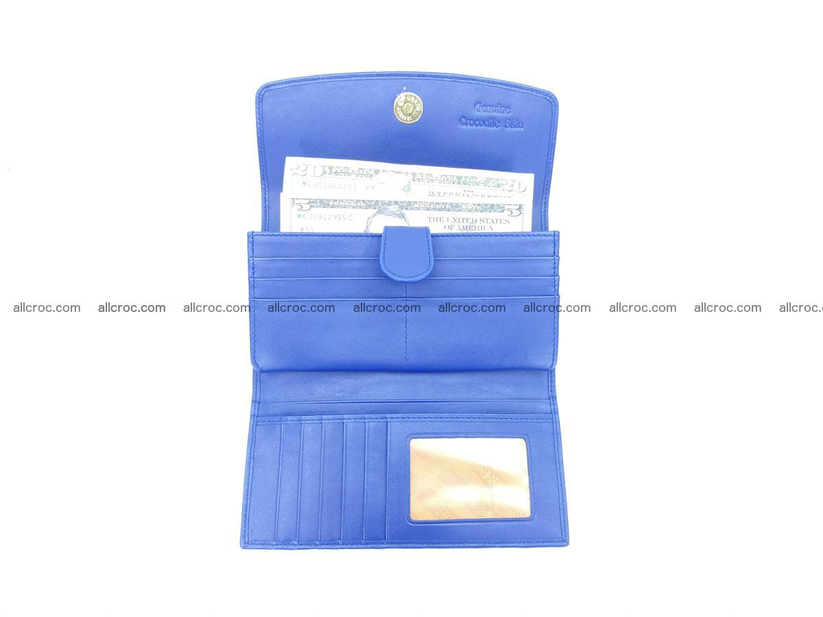 Crocodile skin long womens wallet 1016 Foto 9