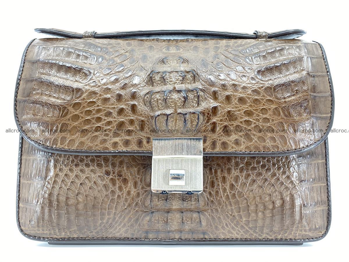﻿Crocodile skin men’s handbag 916 Foto 12