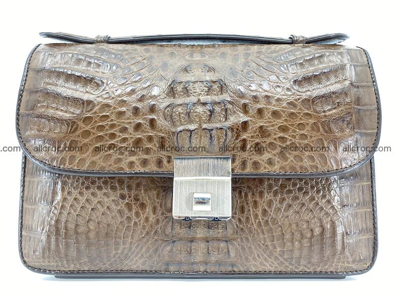 Crocodile skin men’s handbag 915