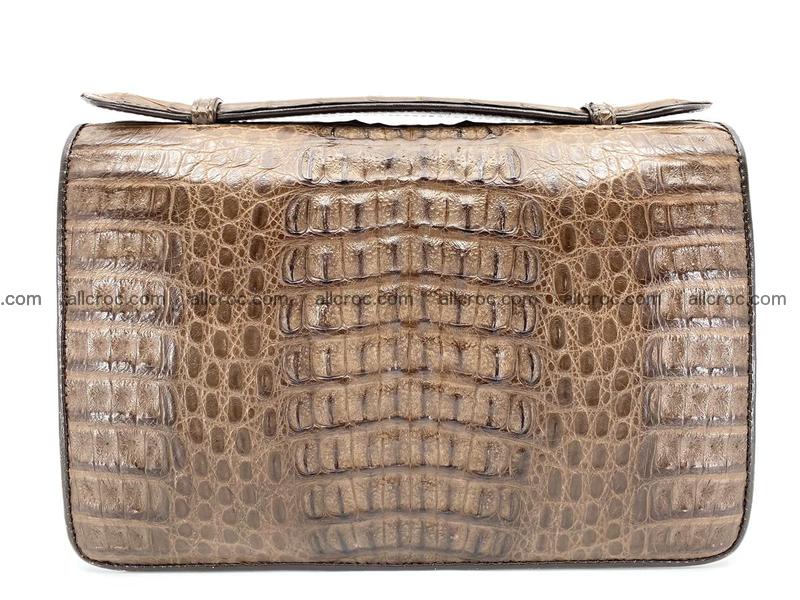 Crocodile skin men’s handbag 915