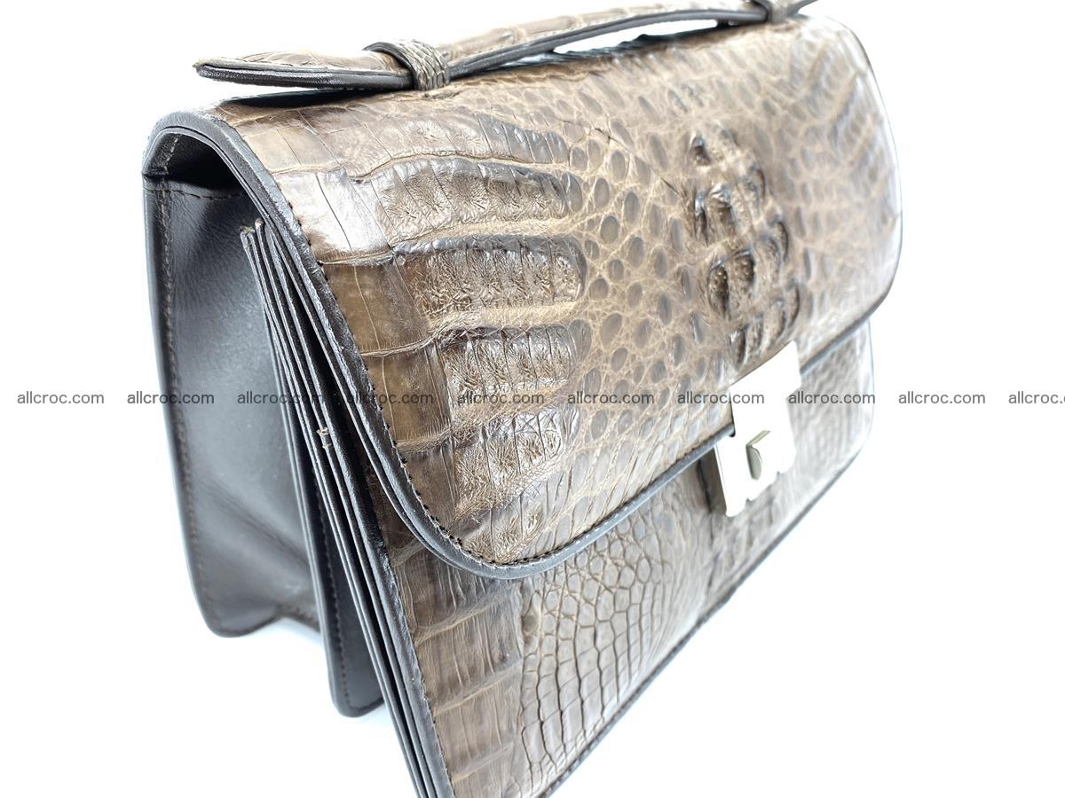 ﻿Crocodile skin men’s handbag 916 Foto 4