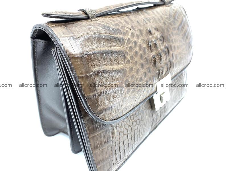 Crocodile skin men’s handbag 915