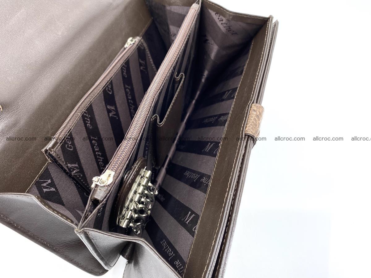 ﻿Crocodile skin men’s handbag 916 Foto 9