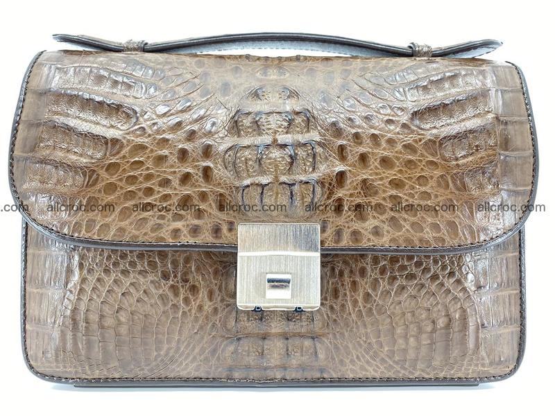 Crocodile skin men’s handbag 915