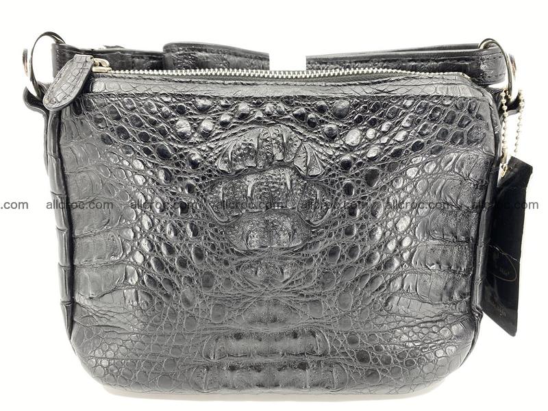 Crocodile skin shoulder bag 914