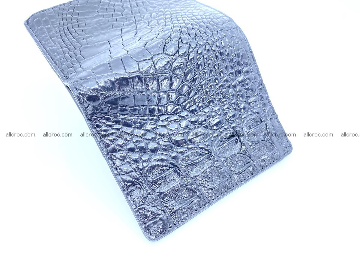 Crocodile skin vertical wallet HK 1036 Foto 5