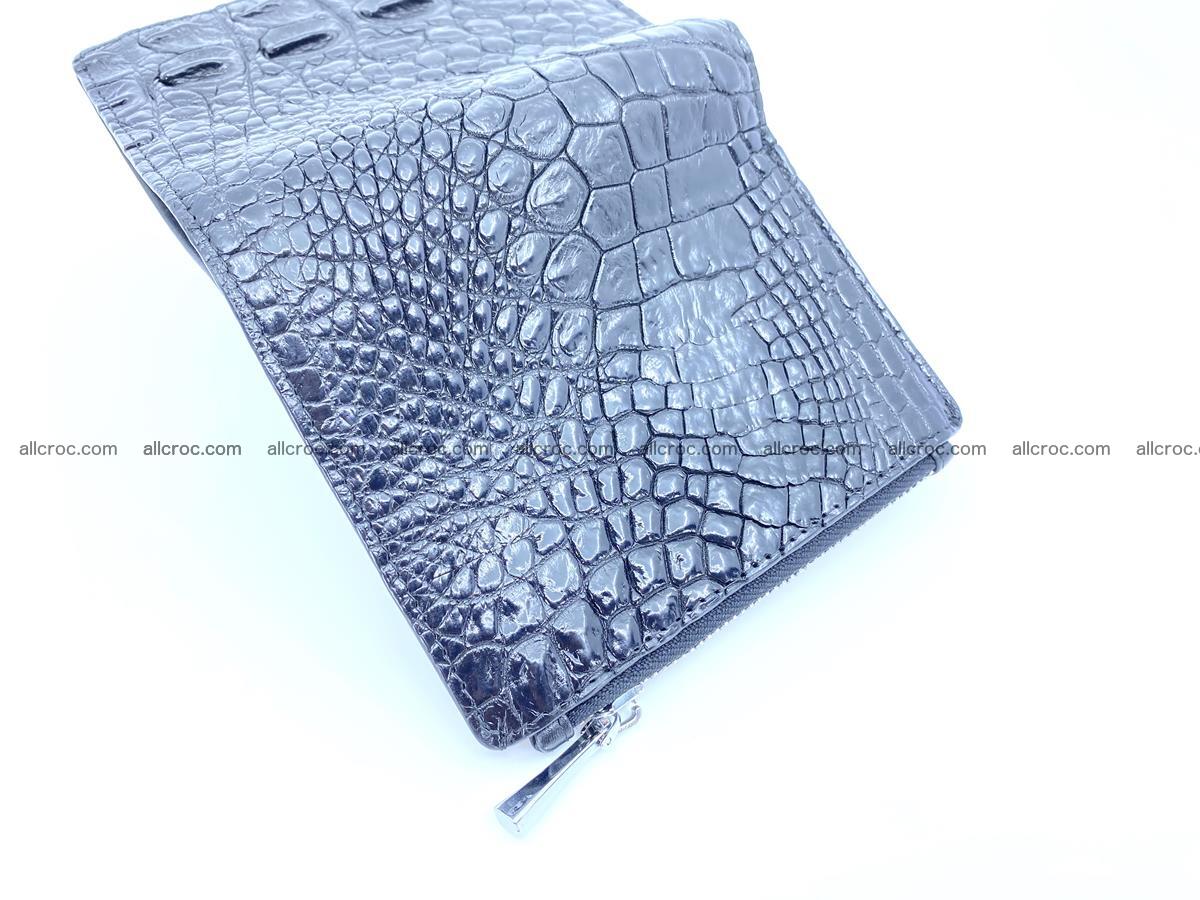 Crocodile skin vertical wallet HK 1036 Foto 4