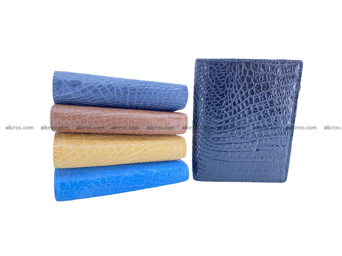crocodile skin vertical wallet 1885 Foto 10