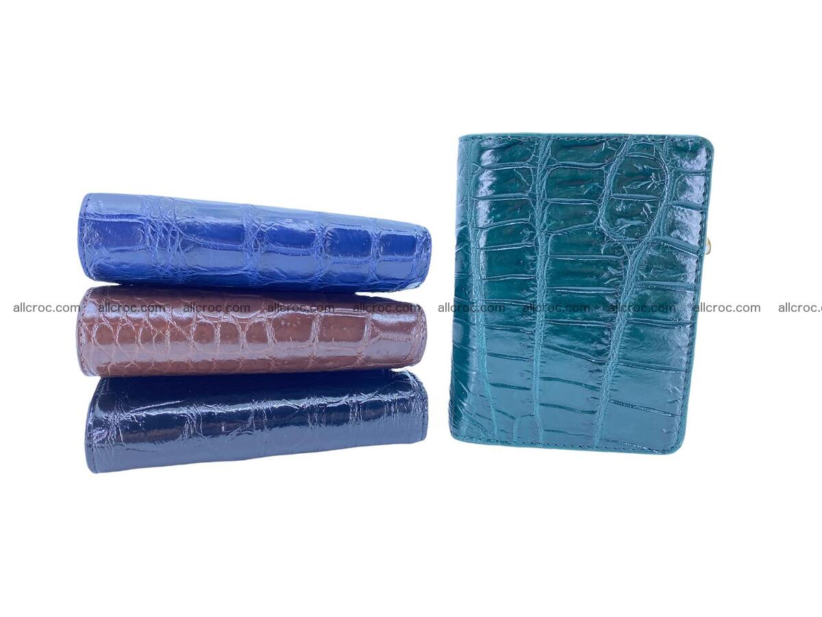crocodile skin vertical wallet 1873 Foto 7
