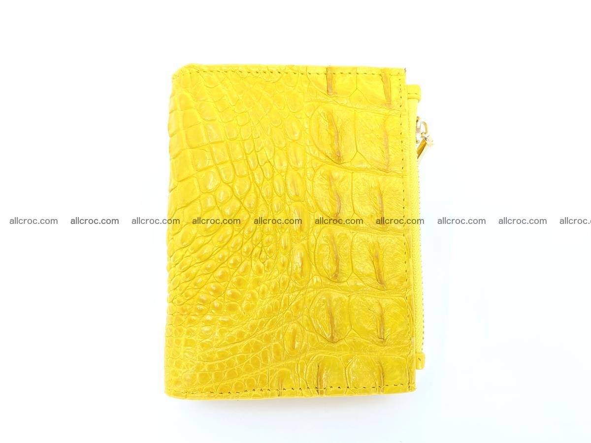 Crocodile skin vertical wallet HK 2 zip 1050 Foto 0