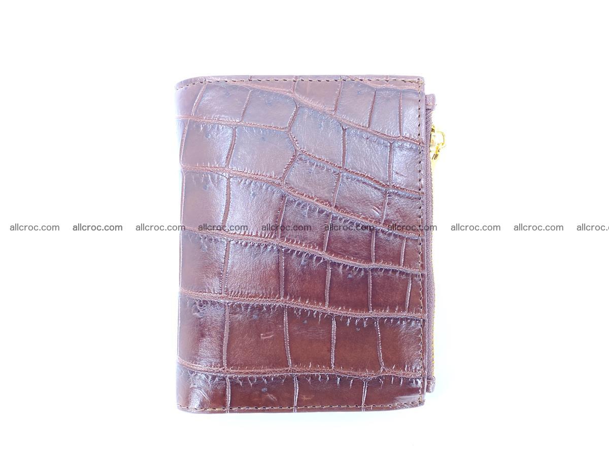 Crocodile skin vertical wallet HK 2 zips 1051 Foto 0