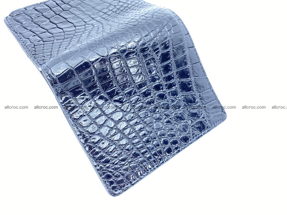 Crocodile skin vertical wallet HK 1037 Foto 4