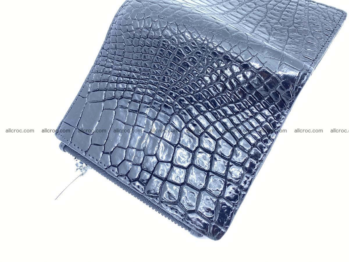 Crocodile skin vertical wallet HK 1037 Foto 3