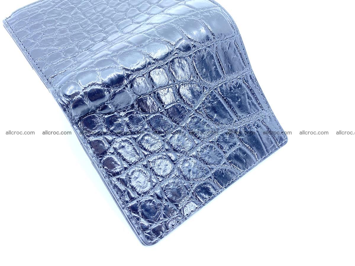 Crocodile skin vertical wallet HK 1038 Foto 4