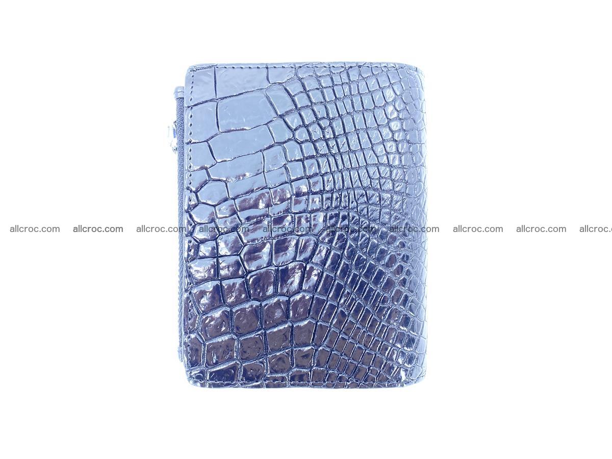 Crocodile skin vertical wallet HK 1037 Foto 1