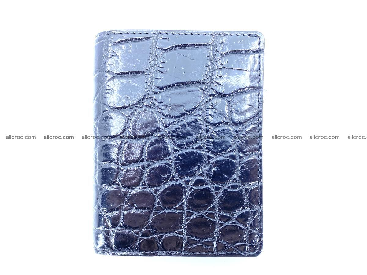 Crocodile skin vertical wallet HK 1038 Foto 0