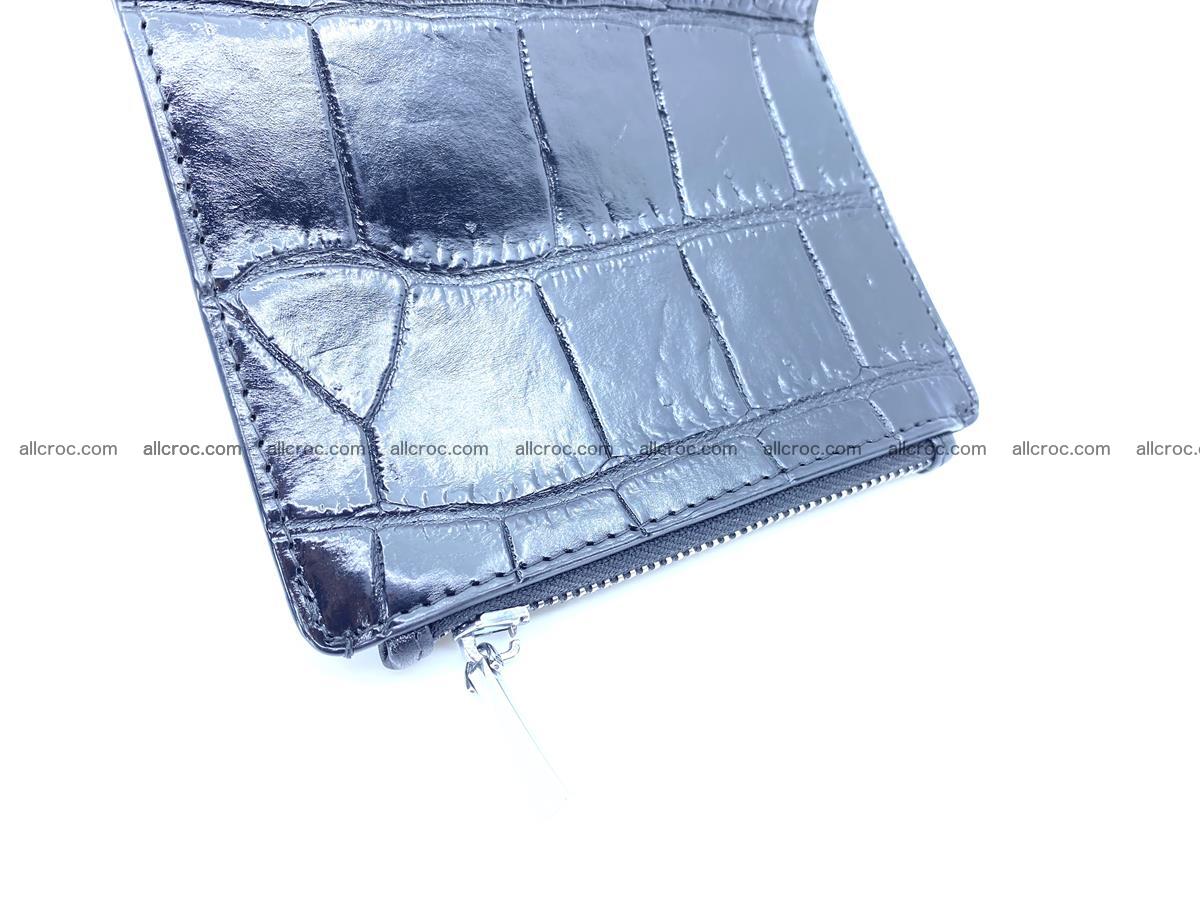 Crocodile skin vertical wallet HK 1053 Foto 3