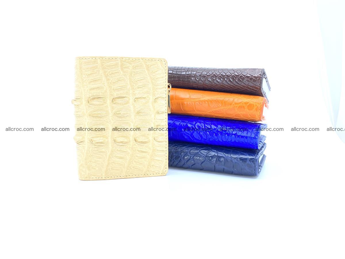 Crocodile skin vertical wallet HK 1042 Foto 6