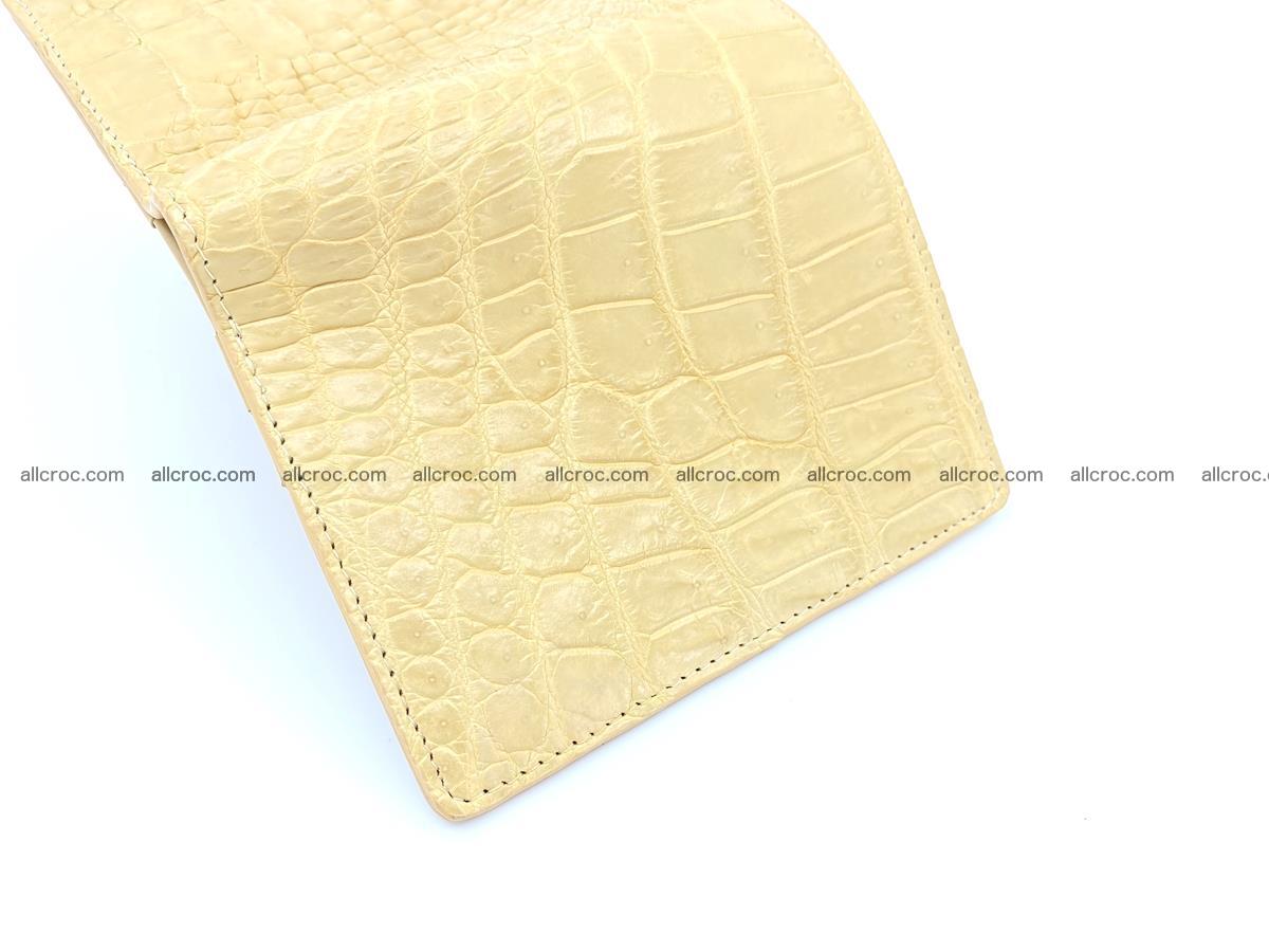 Crocodile skin vertical wallet HK 1041 Foto 4