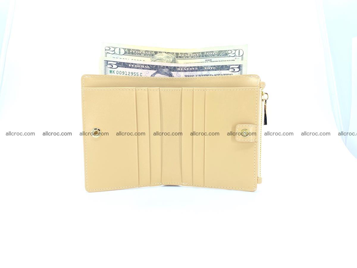 Crocodile skin vertical wallet HK 1042 Foto 7