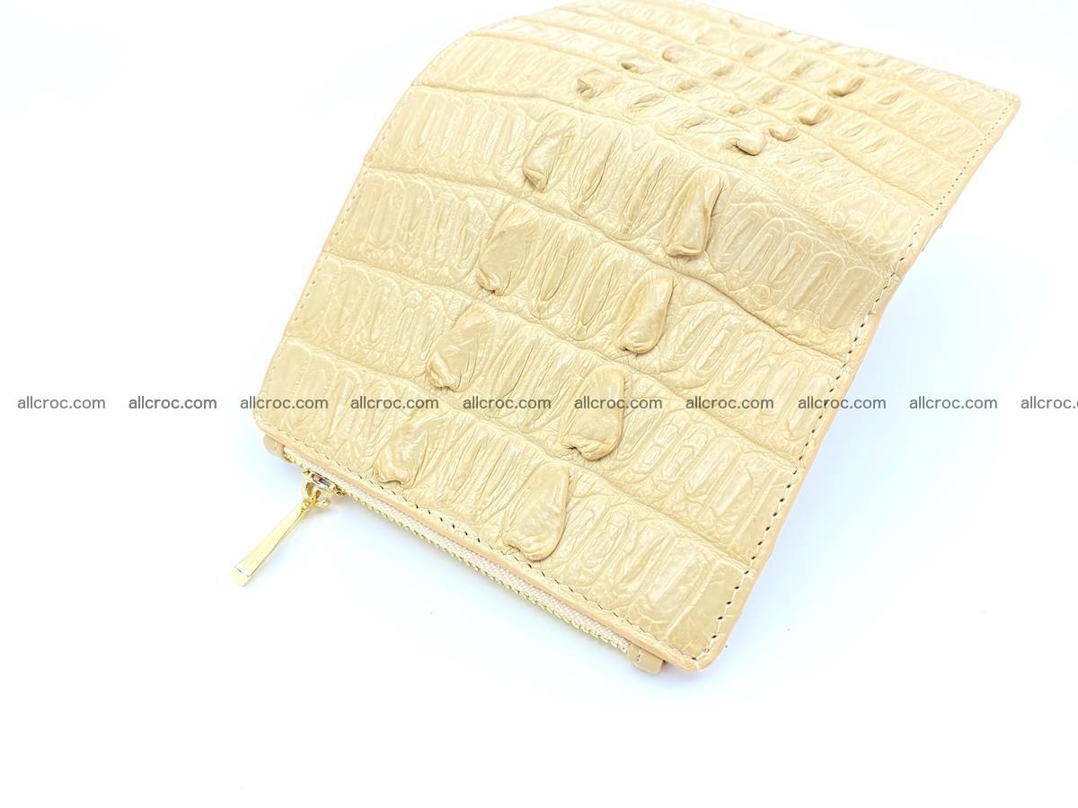 Crocodile skin vertical wallet HK 1042 Foto 4