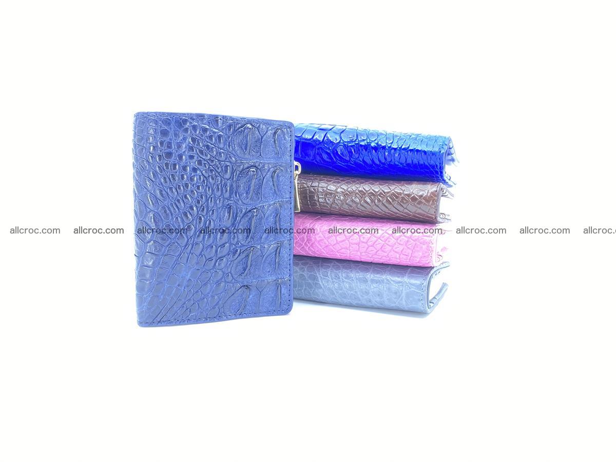 Crocodile skin vertical wallet HK 1047 Foto 7