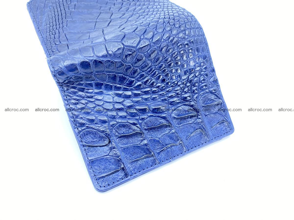 Crocodile skin vertical wallet HK 1047 Foto 3
