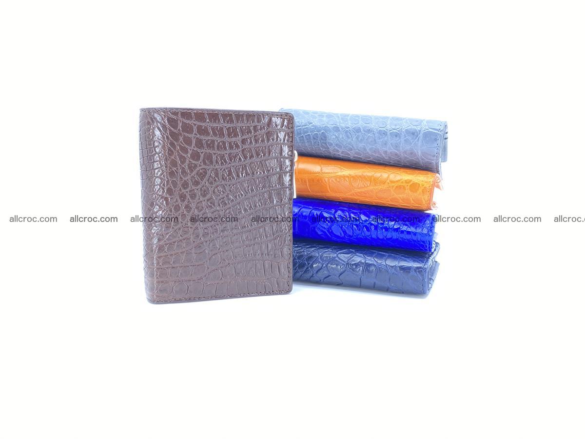 Crocodile skin vertical wallet HK 1043 Foto 7