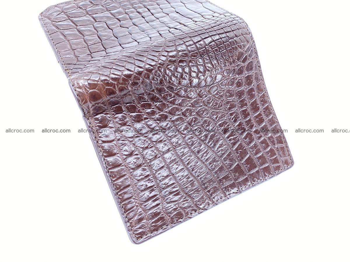 Crocodile skin vertical wallet HK 1043 Foto 5