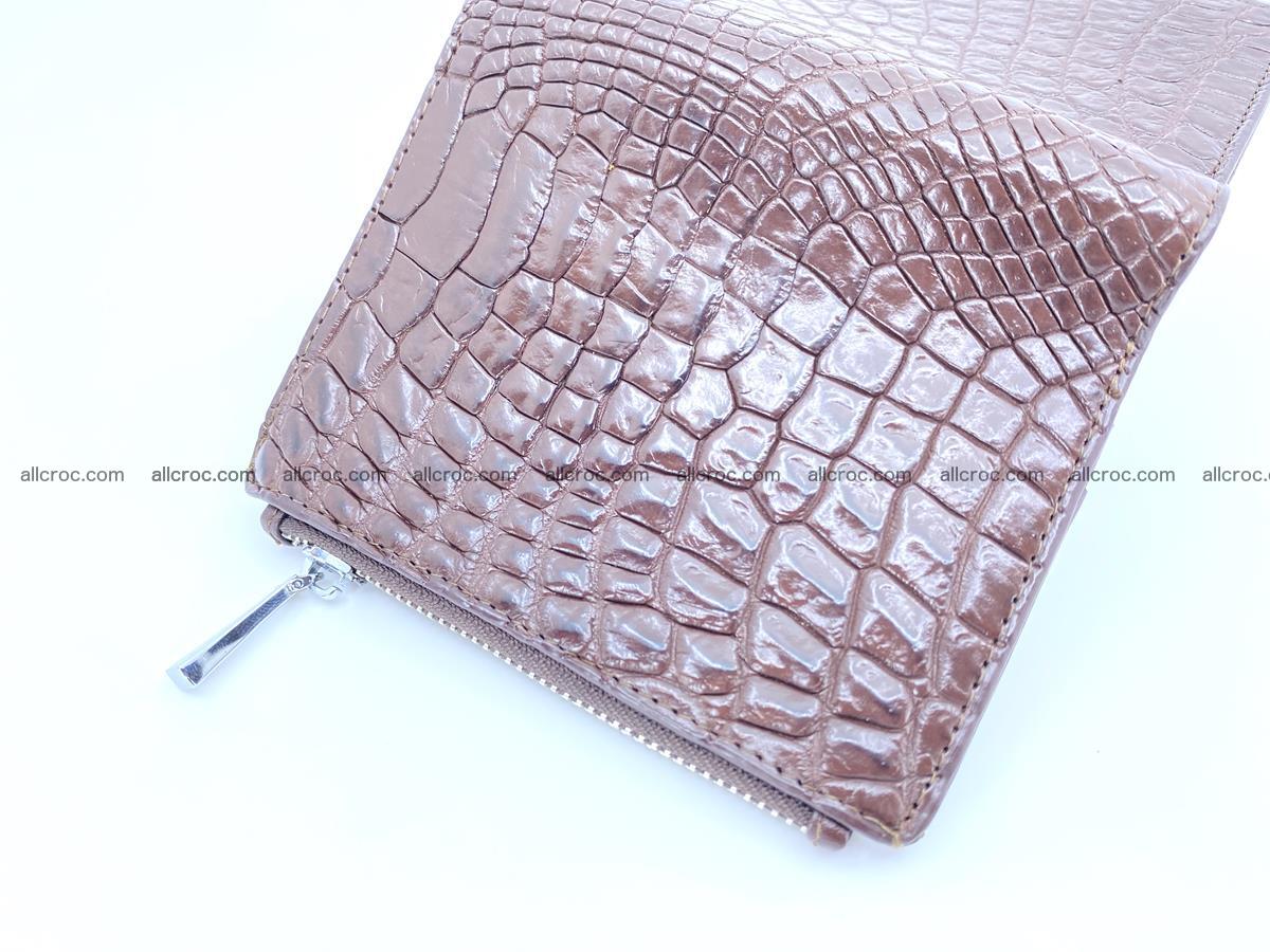 Crocodile skin vertical wallet HK 1043 Foto 4