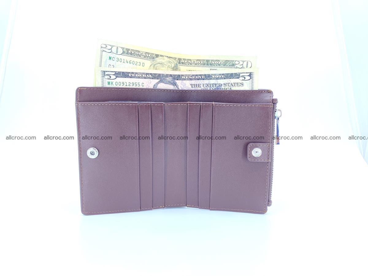 Crocodile skin vertical wallet HK 1043 Foto 3