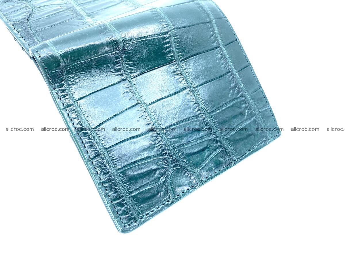Crocodile skin vertical wallet HK 1052 Foto 4
