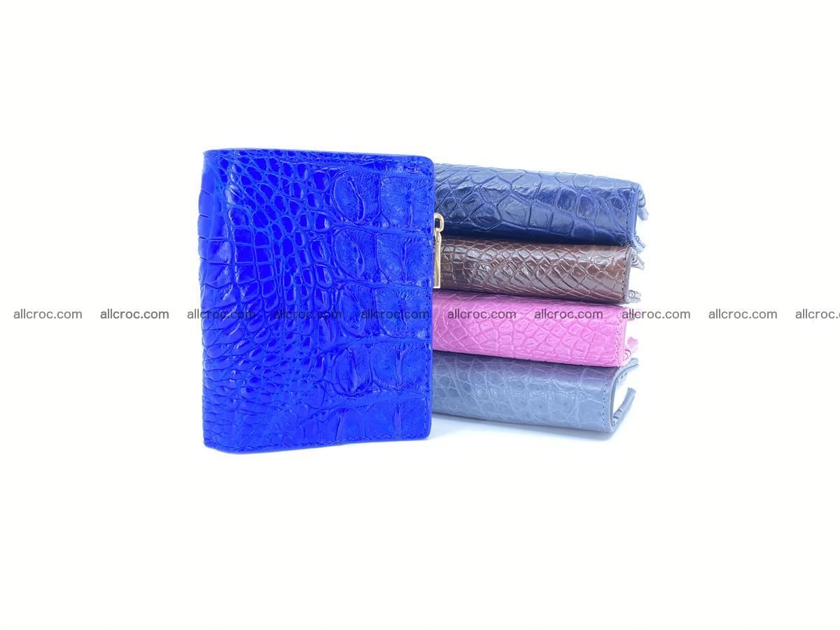Crocodile skin vertical wallet HK 1048 Foto 7