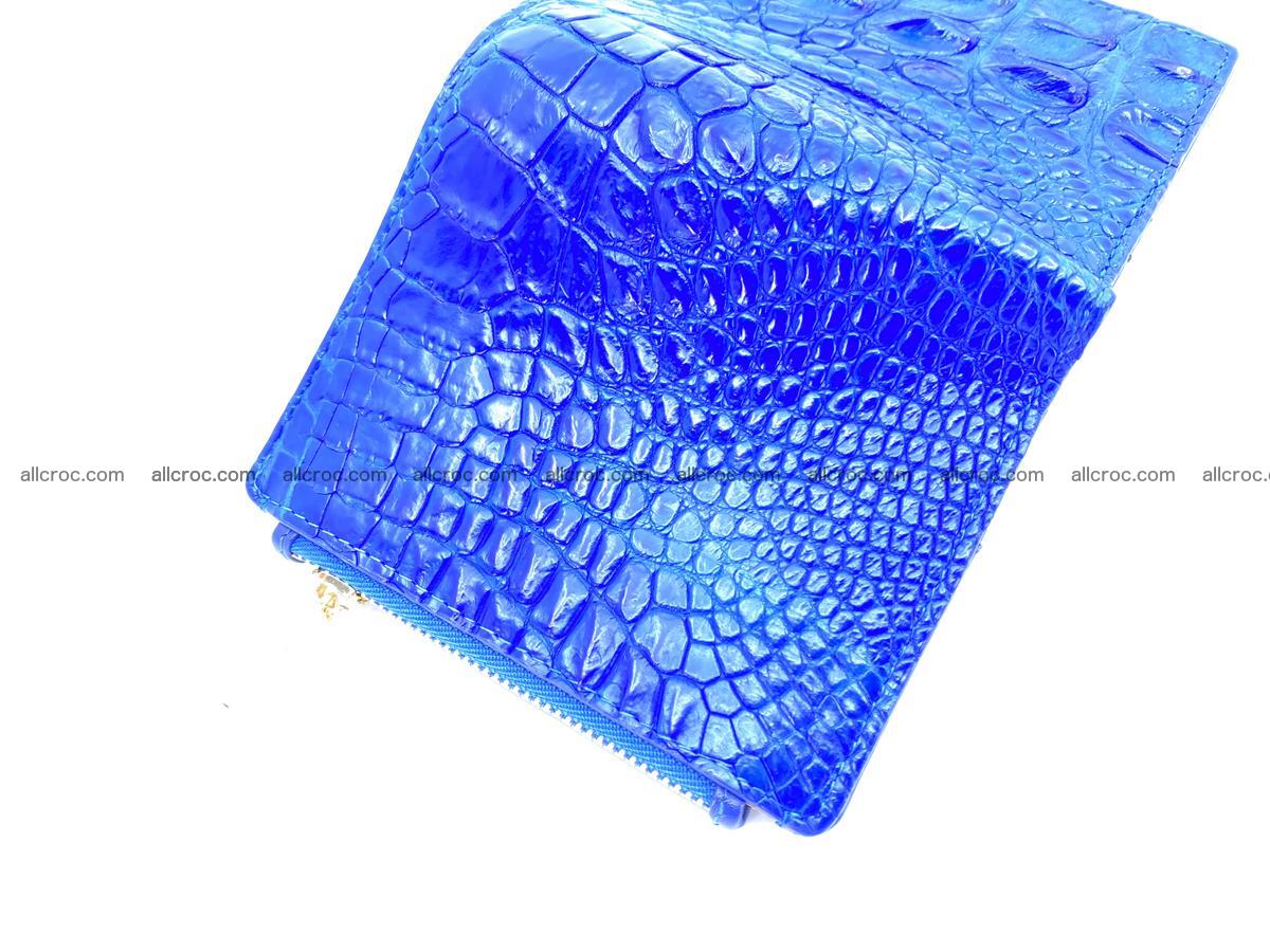 Crocodile skin vertical wallet HK 1048 Foto 4