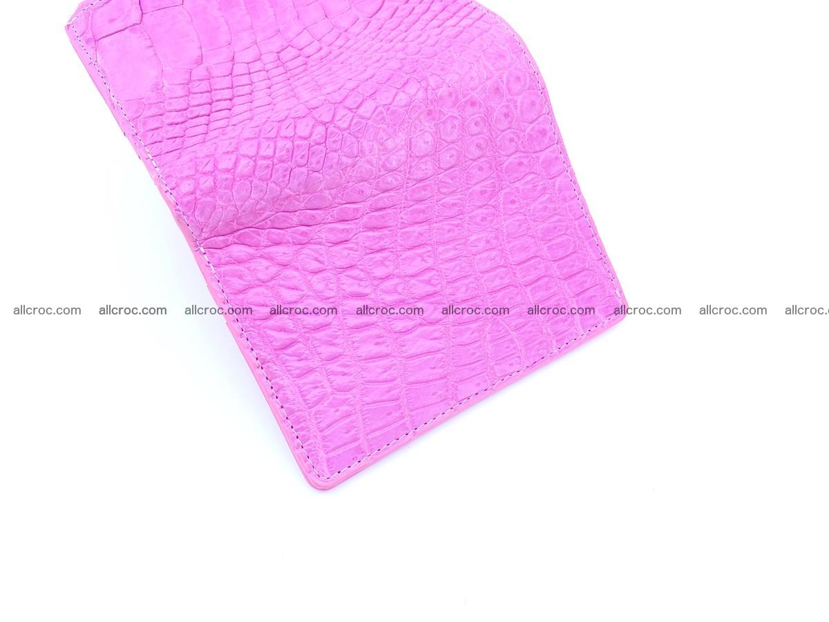 Crocodile skin vertical wallet HK 1044 Foto 5