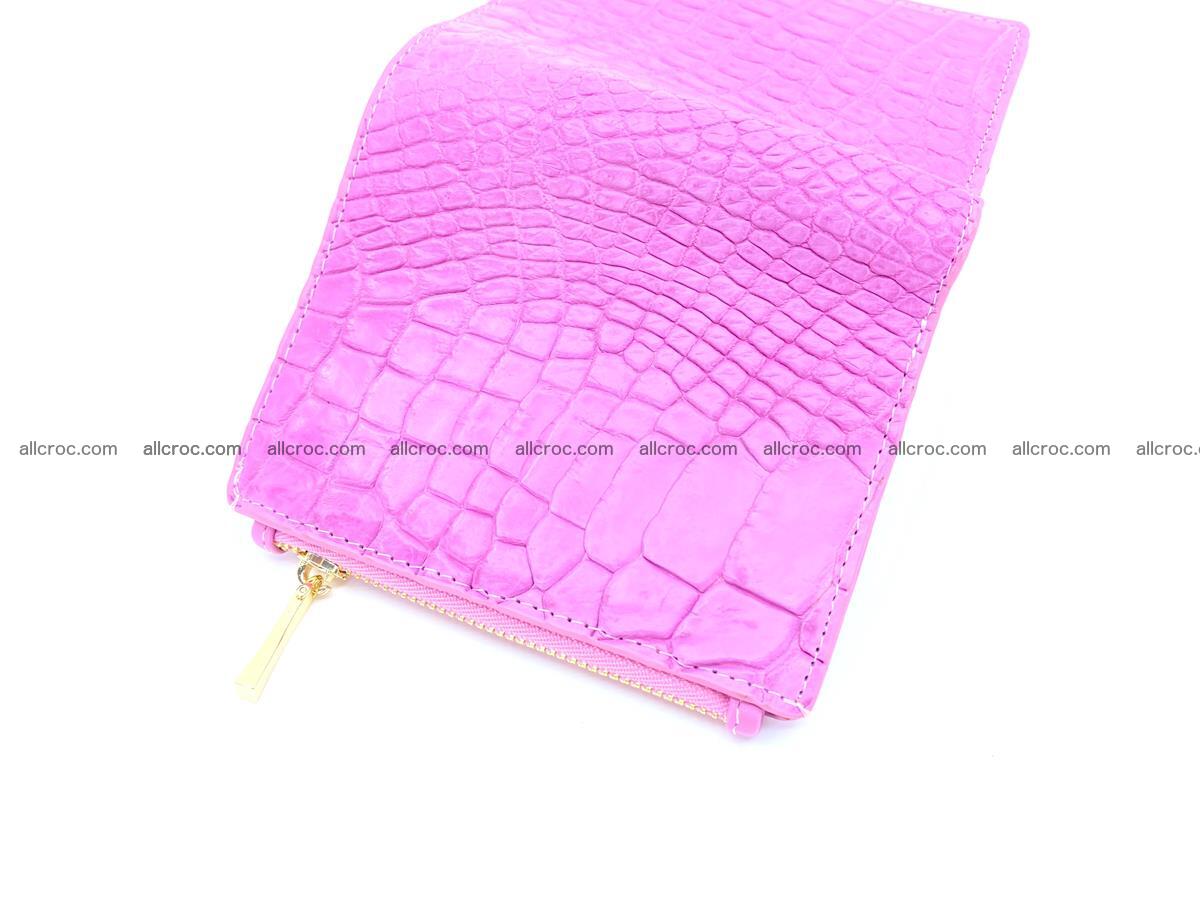 Crocodile skin vertical wallet HK 1044 Foto 4