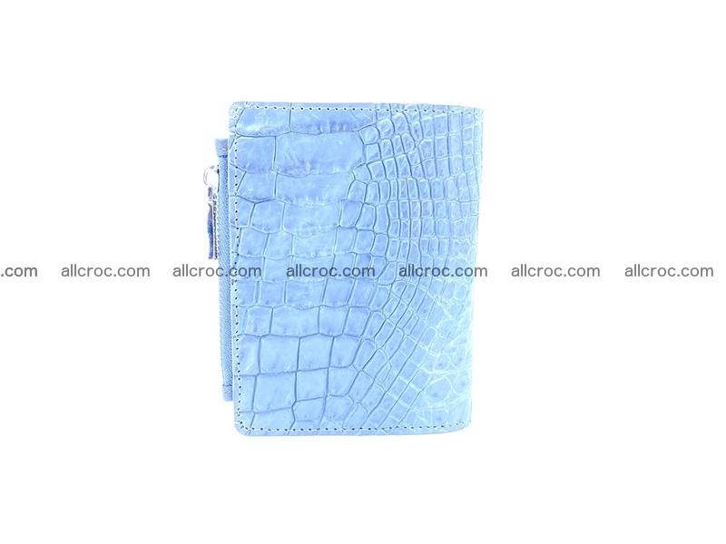Crocodile skin vertical wallet HK 1046