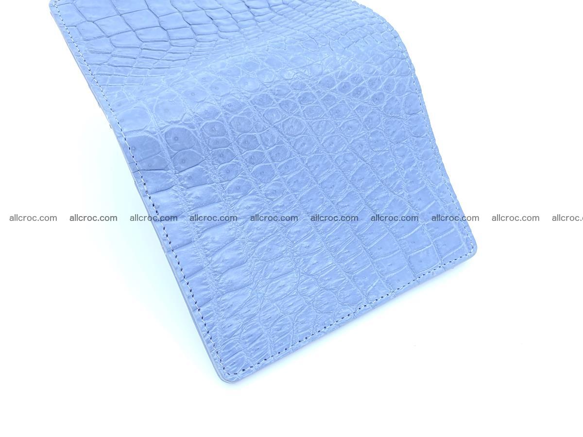 Crocodile skin vertical wallet HK 1046 Foto 6