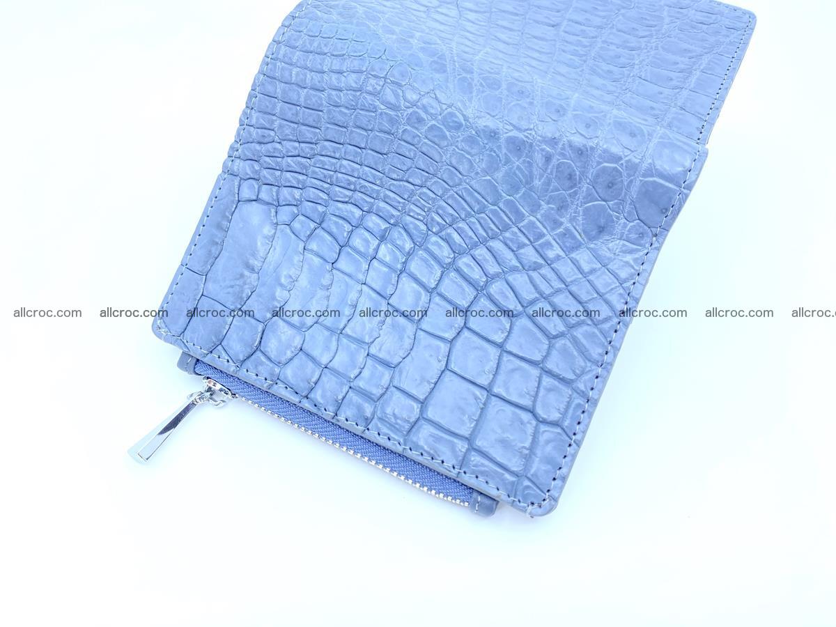 Crocodile skin vertical wallet HK 1046 Foto 7