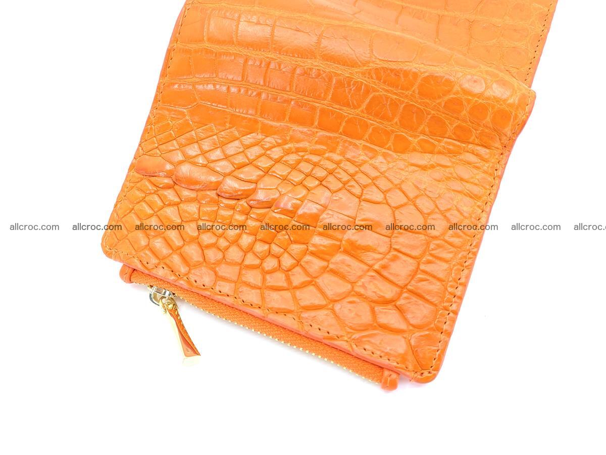 Crocodile skin vertical wallet HK 1045 Foto 3