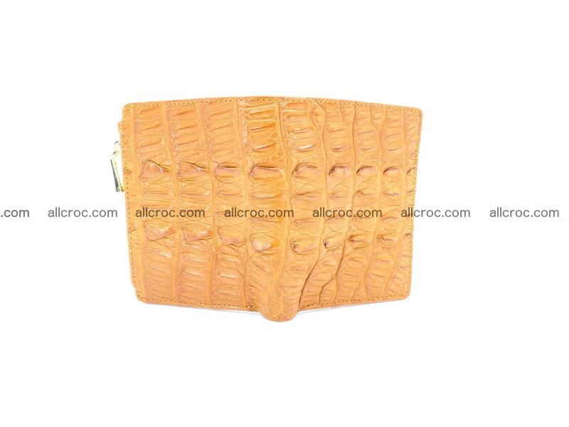 Crocodile skin vertical wallet HK 1039