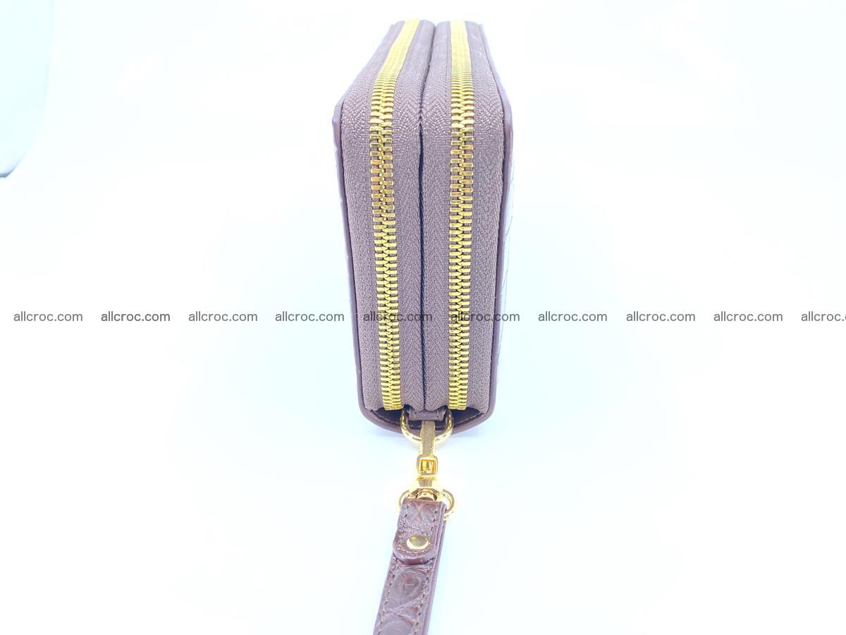 Crocodile skin wallet 2-zips, clutch with zip 1367 Foto 5