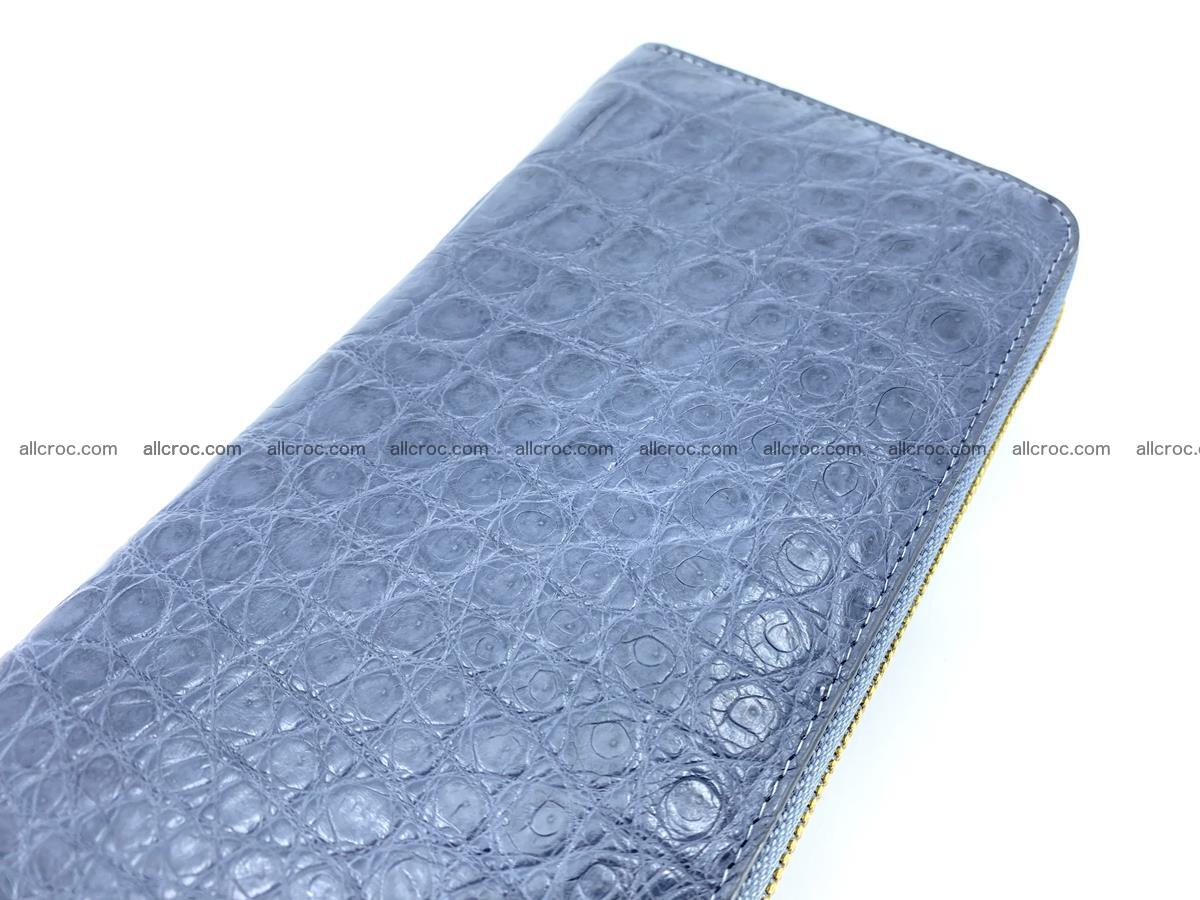 Crocodile skin wallet 2-zips, clutch with zip 1363 Foto 2