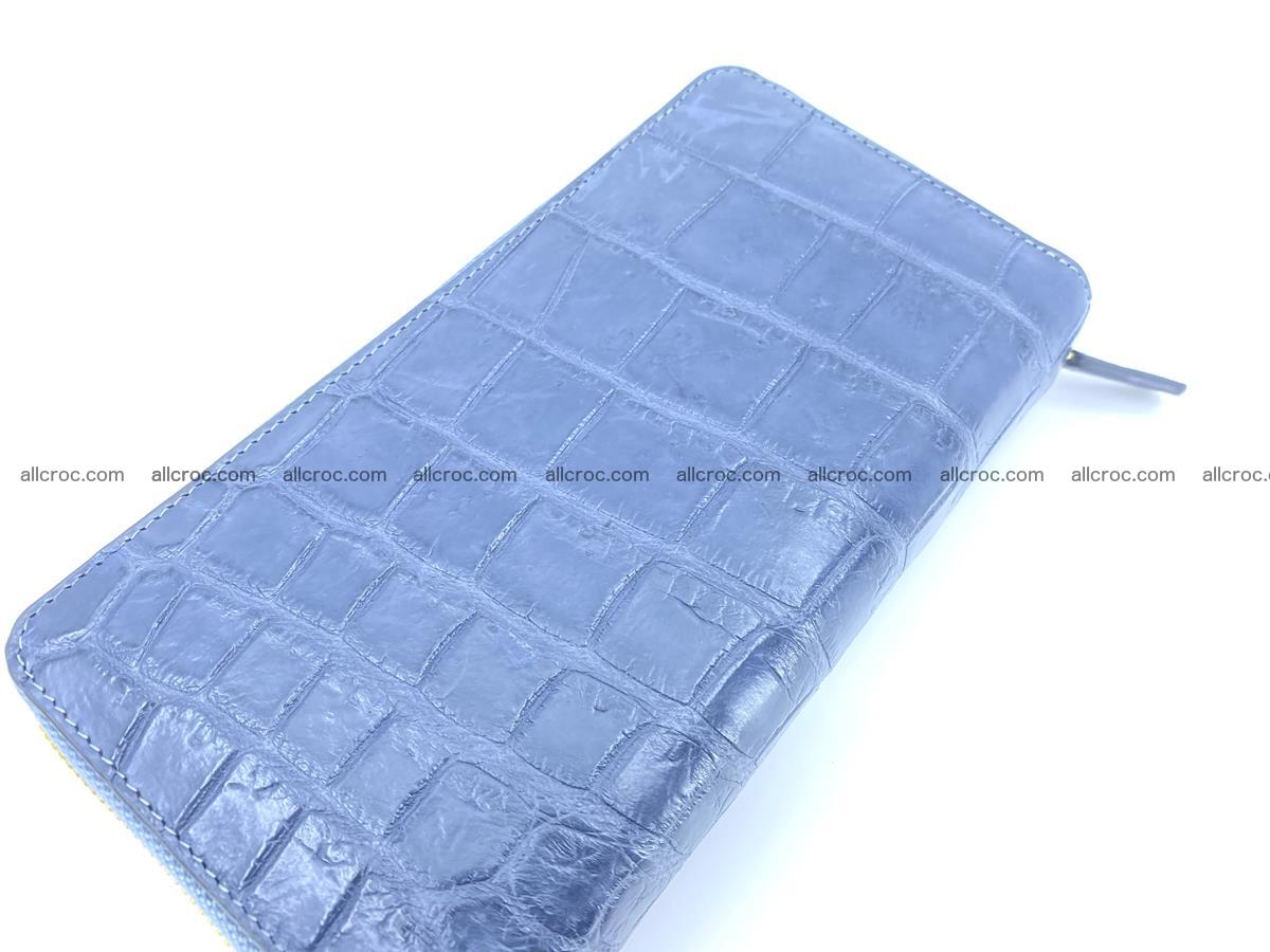 Crocodile skin wallet 2-zips, clutch with zip 1363 Foto 3