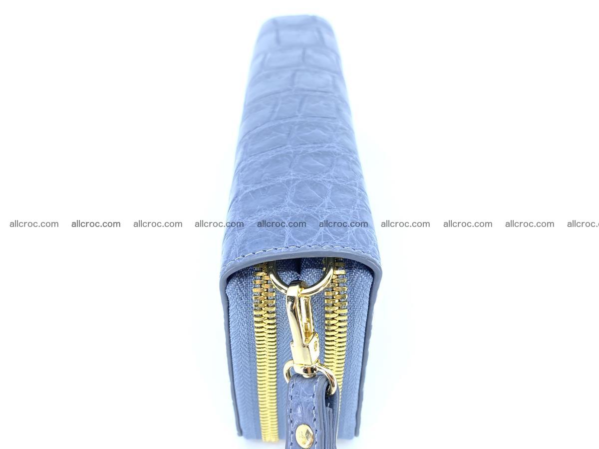 Crocodile skin wallet 2-zips, clutch with zip 1363 Foto 9