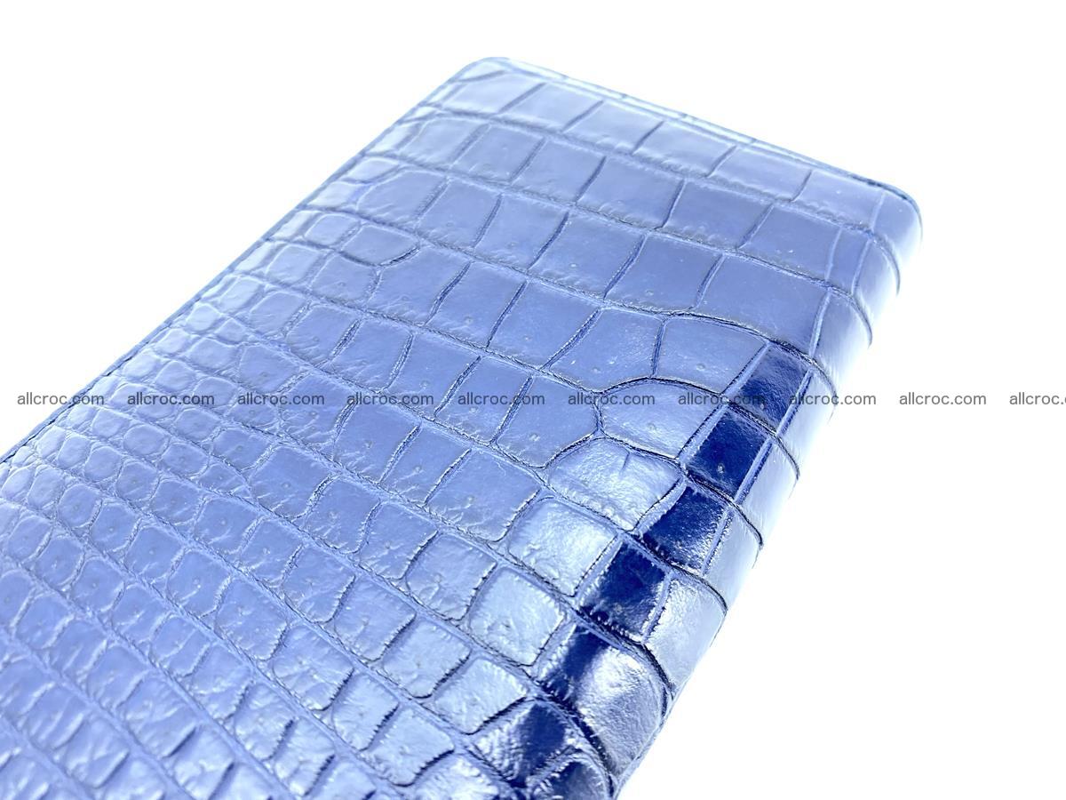 Crocodile skin wallet 1 zip M-size 1371 Foto 3